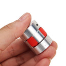 12mmx12mm Aluminum Flexible Spider Shaft Coupling OD25mm x L30mm CNC Stepper Motor Coupler Connector