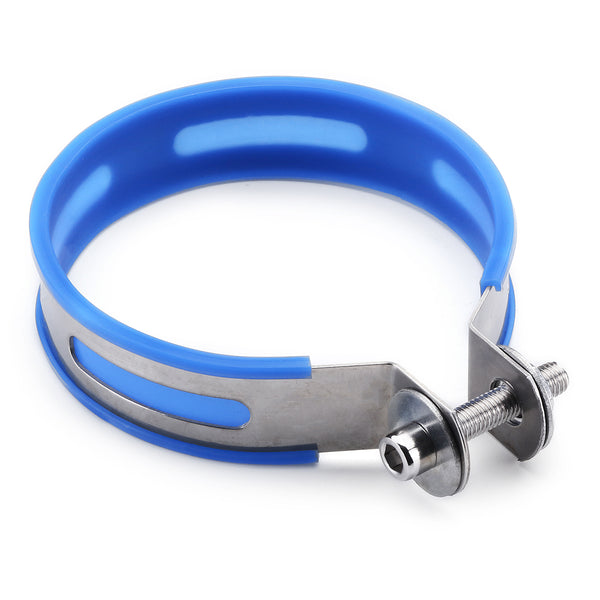11CM Motorcycle Exhaust Muffler Silencer Can Hanger Hanging Clamp Strap Bracket