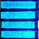 DM8BA10 10-Bit 16-Segment LCD Display Panel LED Module DC 5V TM1622 Chip TM1622 Compatible with HT1622