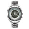 STRYVE S8016 Stainless Steel Calendar Stopwatch Chrono Alarm LED Dual Display Digital Watch