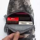 WPOLE A1 Unisex Tactical Bag Chest Backpack Outdoor Hiking Riding Canvas Crossbody Shoulder Bag