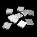 200Pcs 13*13mm Aluminum Heat Sink CPU Radiator Chip for Raspberry Pi
