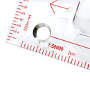 Outdooors Base Plate Ruler Map Scale Compass Scouts Camping Hiking Kit
