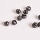 LEO 40g 4 Sizes 0.6g, 1g, 1.5g, 1.8g Lead Sinkers Plastic Box Water Droplets Sinking Fishing Tool
