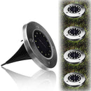 Solar Powered 12 LED Buried Light Under Ground Lamp Outdoor Path Garden Decor