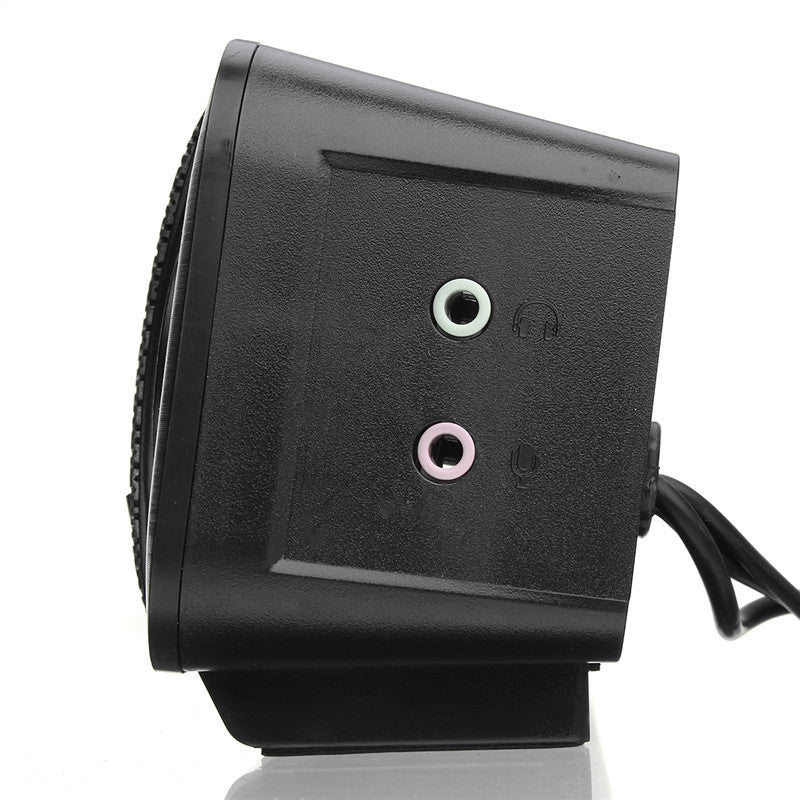 Smalody LED Light Stereo Noise Cancelling 3.5mm Aux Speaker Wired Loudspeaker for Mobile Phone