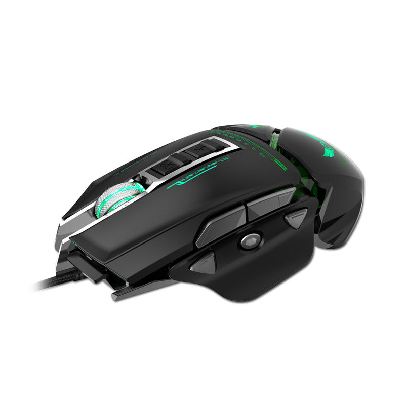 Zeredate X400GY Mechanical Macros Gaming Mouse 3200dpi Adjustable LED Variable Light Effect Mice