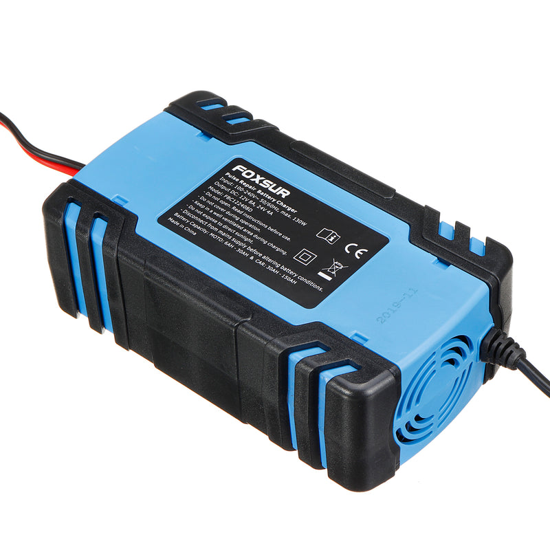 Display Battery Charger 12V 8A/24V 4A Automotive Smart Battery Maintainer for Car Truck Motorcycle Multi-function Repair Car Charger