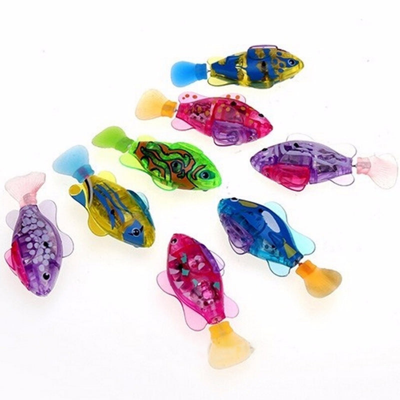 Pets Robofish Activated Battery Powered Robotic Pet Toys for Fishing Tank Decorating Fish