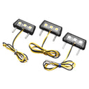Universal Motorcycle LED License Plate Lights 3 Colors For Honda/Kawasaki/Yamaha/Suzuki
