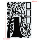 2.5M Removable Memory Tree Picture Frames Wallpaper Photo Wall Stickers Decor Bird Room Wall Black