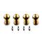 TWO TREES M6 Thread Brass Nozzle Adapter Set 0.2/0.3/0.4/0.5mm Tip 1.75mm filament for 3D Printer
