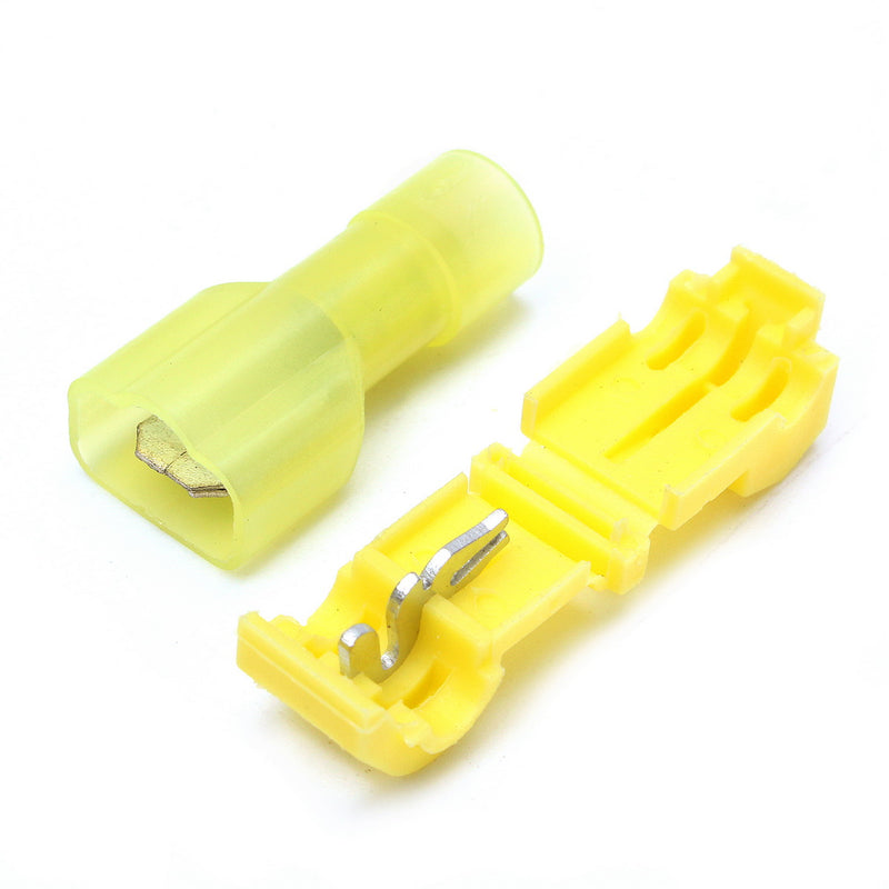 Excellway TC01 60pcs T-Tap Male Female Insulated Wire Quick Splice Terminal Connectors Set
