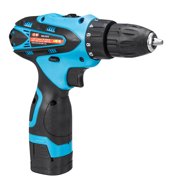 18V Li-ion Battery Cordless Electric Screwdriver Power Drill Repair Tools Kit