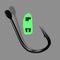 ZANLURE Japanese Original High Carbon Steel Fishing Hook Thorns Fishing Tackle