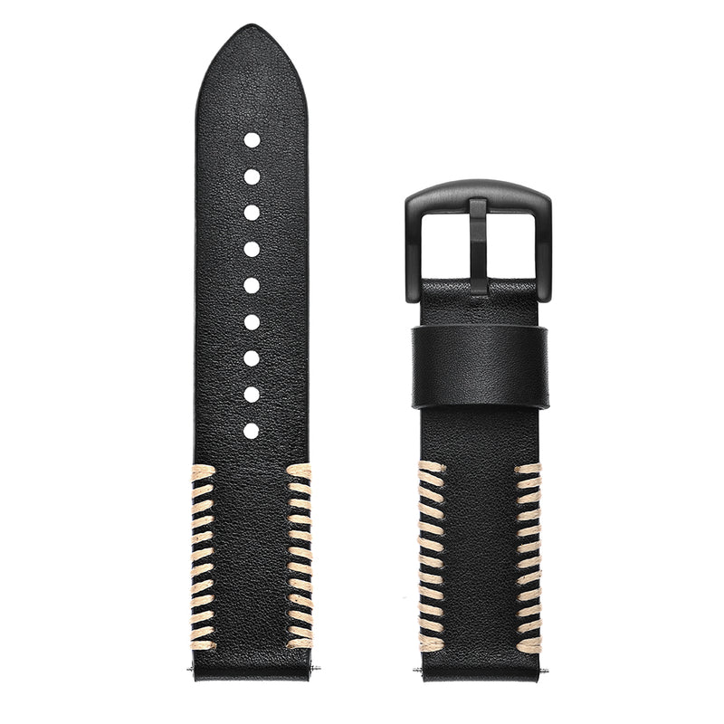 Replacement 20mm Leather Watch Band for Xiaomi Amazfit Pace Youth Smart Watch