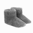 NEW Winter USB Warmer Foot Shoes Plush Warm Electric Slippers Feet Heat Washable Home Shoes
