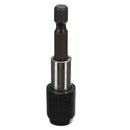 1PC Black 1/4" Hex Shank 60mm Quick Release Magnetic Screwdriver Bit Holder