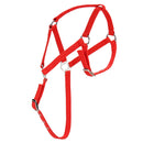 Nylon Horse Harness Halter Red Horsing Riding Adjustable For Pony Spurs Equestrian Supplies