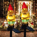 Santa Claus Solar Lawn Lamp Garden Pathway Decorations Light Waterproof Solar Light