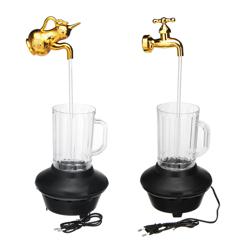 LED Magic Faucet Mug Color Nightlight Water Floating Fountain Faucet Tap Light