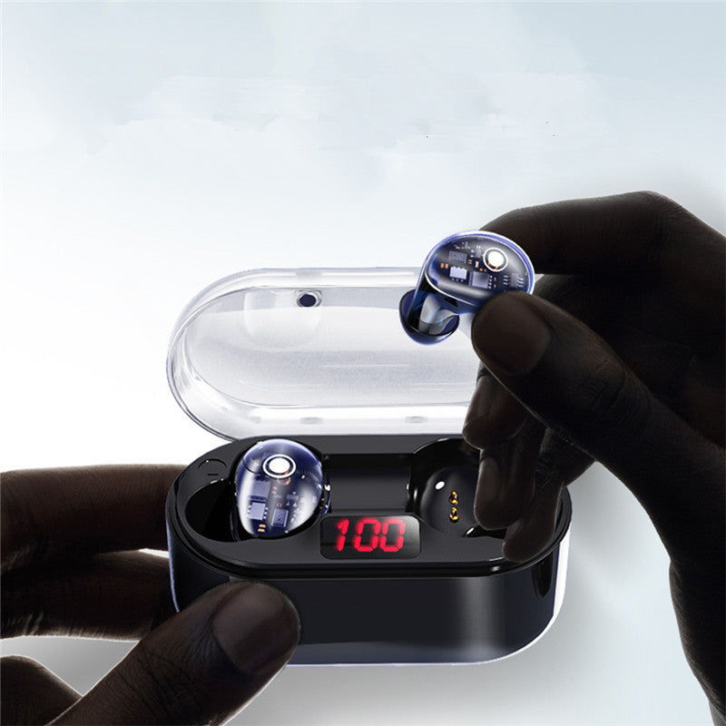 Bakeey X7 TWS Wireless bluetooth 5.0 Earphone HiFi Bass Active Noise Cancelling Touch Control Transparent Headphone with Mic