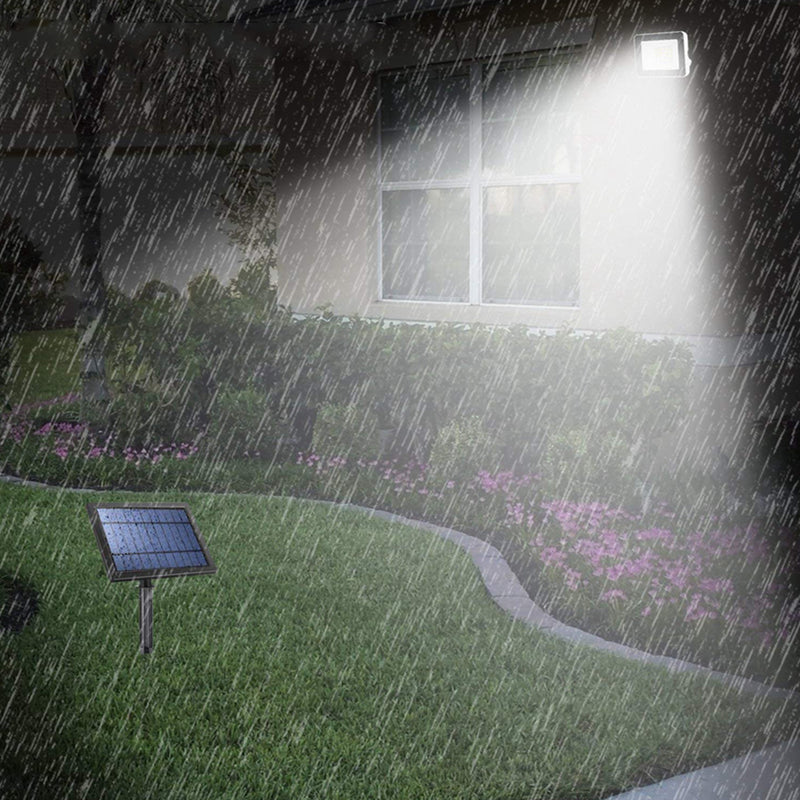 Solar Powered 4W 20 LED Waterproof Remote Control Wall Lamp Flood Light for Outdoor Yard Garden