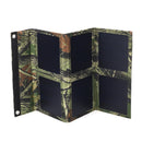 25W 5V Foldable Solar Panel Charger Solar Power Bank Dual USB Camouflage Backpack Camping Hiking for Huawei iPhone Samsung