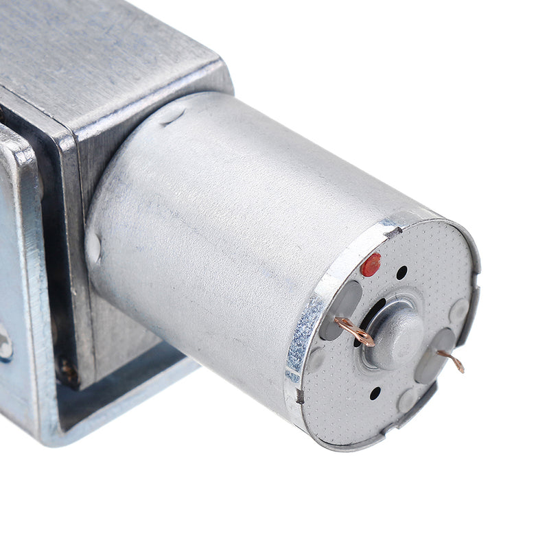 CHIHAI DC 24V 75rpm High Torque Turbo Worm Reducer Gear Motor with Bracket and Shaft Coupler