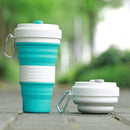 IPRee 350ml Silicone Folding Cup Portable Telescopic Water Drinking Bottle Coffee Mug