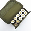 Tactical 600D 10 Round Shotgun Shotshell  Holder Molle Pouch Bag for 12 Gauge/20G Magazine