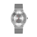 CURREN 8303 Ultra Thin Casual Style Men Wrist Watch Mesh Steel Band Quartz Watches