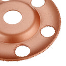 Drillpro 4-1/2 Inch See Through Wood Carving Disc Tungsten Carbide Coating Shaping Disc for Angle Grinder