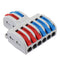 SPL-62 Two Groups of Parallel One-in and Three-out Splitter Terminal Wire Connector