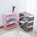 5 Layers Non-woven Shoe Rack Large Size Living Room Fabric Dustproof Cabinet Organizer Holder DIY Foldable Stand Shoes Shelf Bookshelf