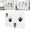 Anticorrosive Wood Pull Net Flower Frame Grid Vine Frame Wall Decorations Wall Hanging Telescopic Wooden Fence Pull Net