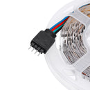 DC12V 10M Non-waterproof DIY 2835 RGB WiFi Smart 600LED Strip Light Work With Alexa Google Home for Home Decor