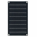 10W Waterproof Solar Panel Matte Texture Car Emergency Charger WIth 4 Protective Corners USB+DC
