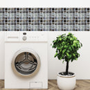 20x20cm 6Pcs Creative Tile Paste Wall Sticker Kitchen Bathroom Floor Decoration