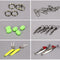 ZANLURE 36pcs/set Atificial Hard Bait Spinner Fishing Lure Luminous Beads Sequin Fishing Lure Suit