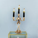 Halloween Skull Skeletal Stand LED 3 Candles Light Decorations Bar KTV Party Lamp