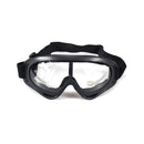 GHOST RACING Motorcycle Retro Racing Goggles Wind Dust Proof ATV Sunglasses Black Frame