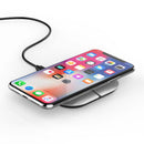 Bakeey 10W Fast Charging LED Light Indicator Qi Wireless Charger Pad for iPhone X S8 S9 Plus