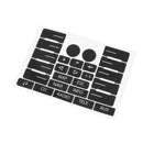 Car Control Button Repair Kit Decals Stickers for VW Volkswagen Touareg 0409
