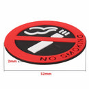 5pcs Rubber Adhesive Sticker Car Office Notice Warning Logo NO SMOKING Sign