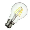 Dimmable B22 A60 6W Pure White Warm White COB Filament Edison Retro Light Lamp Bulb AC220V