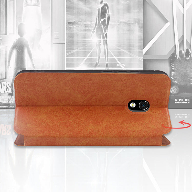 For Xiaomi Redmi 8A Case MOFI Luxury Shockproof Flip with Stand Card Slot Full Body PU Leather Protective Case