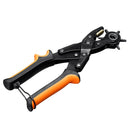 Punch Plier Leather Belt Round Hole Punch Eyelet Strap Revolving DIY Tool Heavy Duty