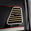 10Pcs 20Cm Universal Car Air Conditioner Outlet Decoration U Shape Interior Moulding Trim Strip Car Styling Accessories