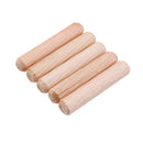 Drillpro 100pcs 6/8/10mm Round Wood Tenon Wooden Dowel for Woodworking
